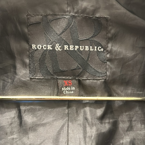 Rock & Republic cropped biker style jacket - Picture 4 of 8